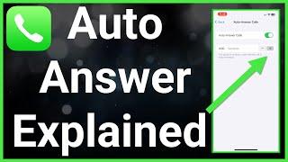What Does Auto Answer Calls Mean On iPhone?