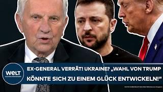 UKRAINE-KRIEG: Ex-General verrät! "Die Wahl von Trump könnte sich zu einem Glück entwickeln!"