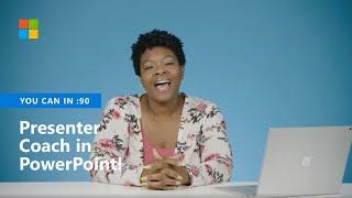 How to use Presenter Coach in PowerPoint!