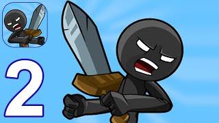 Stickman War Legend of Stick - Gameplay Walkthrough Part 2 Survival (Android, iOS)