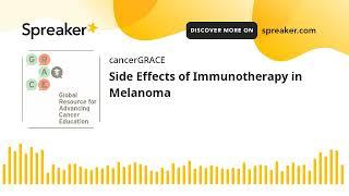 Side Effects of Immunotherapy in Melanoma