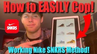 How to COP on Nike SNKRS App! (WORKING METHOD)