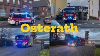 [ Doppel Alarm + Sturm-Einsatzfahrten] Hauptamtliche Wache u. Löschzug Osterath auf Einsatzfahrt