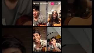 Bharat music ,ananya sharma and anujrehan music,gini live on Instagram 