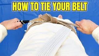 How to Tie Your Jiu Jitsu Belt POV