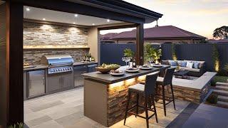 AMAZING! 100+ OUTDOOR KITCHEN LIGHTING DECOR IDEAS | BEST LIGHTING DESIGN FOR BACKYARD KITCHEN AREA