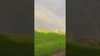 Nature's Beauty: A Stunning Rainbow  #shorts #viralvideo