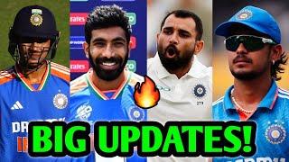 INDIA BIG UPDATES on Gill, Kishan, Bumrah, Shami & More! | India 2024 Cricket News Facts