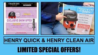 My Henry Discount Codes For Henry Clean Air & Henry Quick Limited Offer!