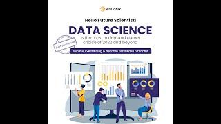 Become a Data Knight of "Dataverse"! Join Eduonix Live Data Science Certification Program