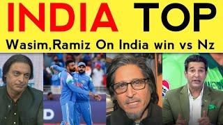 Ramiz Raja Shocked on Ind win by 44 runs vs NZ | PAK Media, Ramiz Raja, Shoaib Akhtar