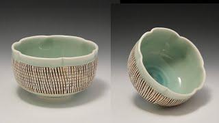 579. Making an Altered Rim Teabowl/Chawan with Hsin-Chuen Lin 林新春 岩花瓷茶碗製作示範