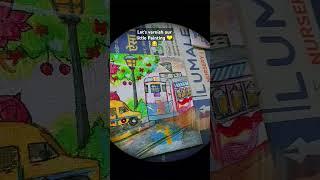 Let's varnish our little Painting  For more update Subscribe me