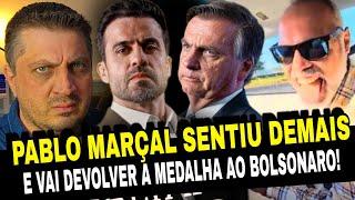 SENTIU DEMAIS! Pablo Marçal vai devolver a medalha que ganhou de Bolsonaro no debate