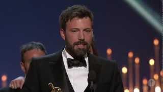 "Argo" winning Best Picture