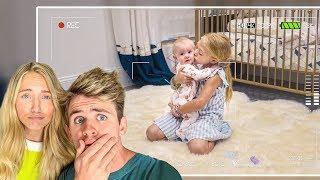 Hidden Camera Catches Everleigh Doing This While Babysitting Baby Posie