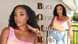 BLACK OWNED MAKEUP BRANDS ( B.O.M.B. ) MAKEUP LOOK | ZAHRIA SHANTI