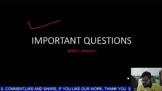Day-9  ETT most important  mcq math english, Ett second paper preparation.Ett second paper tyari.