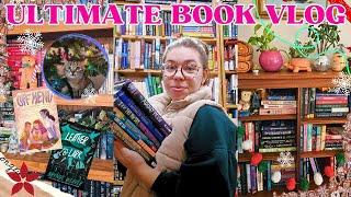 ULTIMATE BOOK VIDEO!️ book shopping, big book haul, coffee date & mood readingbookmas day 3