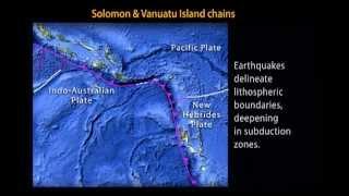 Solomon & Vanuatu Islands—Earthquakes & Tectonic Setting