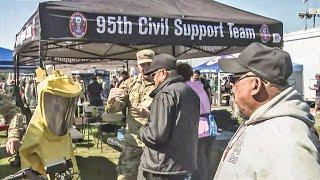 Fleet Week information booths at Marina Green draw hundreds