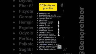 KPSS Önlisans Atama Puanları 2024 - kpss önlisans atamaları  #kpss2024 #kpssonlisans