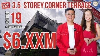 Singapore Landed Property Home Tour |  3.5 Storey Corner Terrace @ Poh Huat Road | District 19