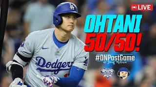 Shohei Ohtani Reaches 50-50 Club! Has Greatest Performance in Dodgers History, Dodgers Clinch!