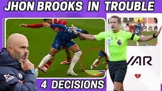 REFREE John Brooks Sweating Over 4 VAR Decision Made In Liverpool Vs Chelsea.