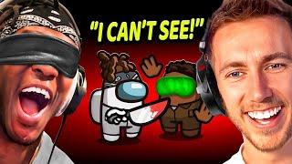 MINIMINTER REACTS TO SIDEMEN AMONG US: BLINDFOLD EDITION