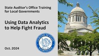 SAO Fraud Prevention Training with Data Analytical Procedures