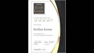 Wir feiern unsre Auszeichnung vom Großen Restaurant & Hotelguide