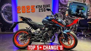 BIG CHANGE in 2025 KTM Duke 250 BS7! New TFT Display Revealed & Ex-showroom Price?