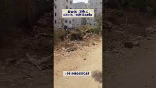 Semi Commercial HUDA Approved plot for sale in Nallagandla, Hyderabad. #plots #explore #ytshorts