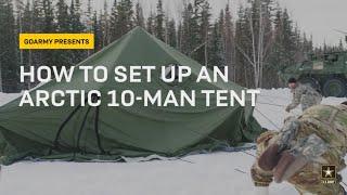 How to Set Up An Arctic 10-Man Tent | GOARMY