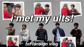 i met txt! weverse offline fansign experience & vlog 투바투 팬싸 모아로그