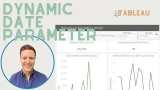 Dynamic Start and End Date Filter in Tableau