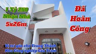 Bán Nhà 5x26m, Đã Hoàn Công, gần khu công nghiệp Cầu Tràm | Nhà Đẹp Bình Chánh