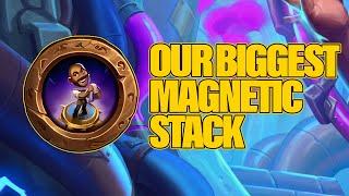 The Biggest Single Magnetic Stack You've Ever Seen | Dogdog Hearthstone Battlegrounds