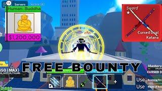 Road to 5 Million Bounty hunting with buddha in mobile blox fruit