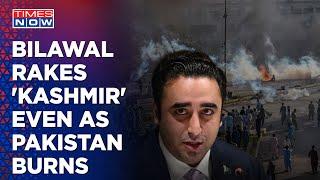 Bilawal Bhutto Meets Hurriyat Leaders For Kashmir Even As Imran Khan's Supporters Burn Pakistan