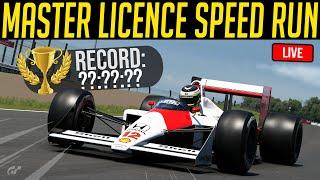 Gran Turismo 7 Master Licence Speed Run (World Record Attempt)