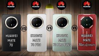 Huawei Mate 70 vs Huawei Mate 70 Pro vs Huawei Mate 70 Pro Plus vs Huawei Mate 70 RS Ultimate