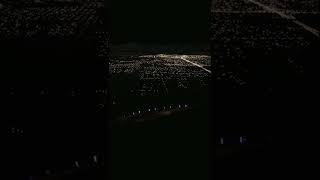 Night Landing in Houston (HOU) B738 #shorts