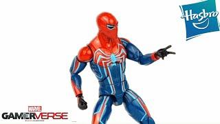 Hasbro Gamerverse Velocity Suit Spider-Man close-up view | Comic Toy Hunter