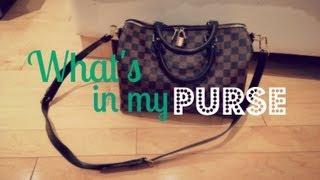 What's In My Purse? Louis Vuitton Speedy 30 Bandouliere