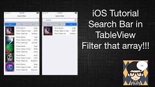 iOS Tutorial SearchBar in TableView - Filter Your Array of Model Objects in Swift 3