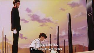 Gendo Ikari talking about Shinji's mom | Neon Genesis Evangelion