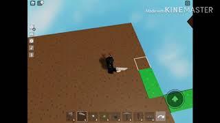 Making my first farm on roblox skyblock