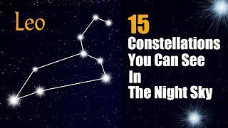 15 Famous Constellations You Can See In The Night Sky | Animation